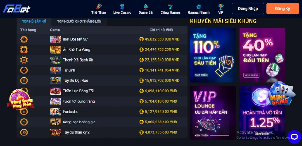 Người chơi đang trải nghiệm các trò chơi cá cược tại XXVIP Đăng Nhập